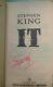 SIGNED STEPHEN KING IT Signet Paperback Book Rare Autographed Signature MOVIE