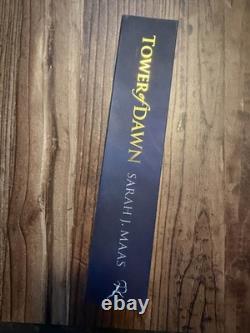 SIGNED Special Edition Tower Of Dawn 1st Print Sprayed Edges By Sarah J Maas