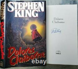 SIGNED Stephen King DOLORES CLAIBORNE Hardcover Book DJ First/1st $23.50 Movie