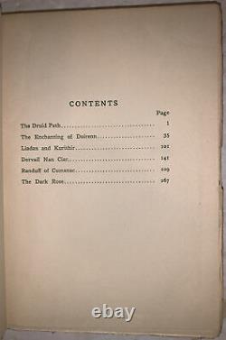 SIGNED, THE DRUID PATH, by MARAH ELLIS RYAN, HCDJ, 1917, 1st Edition, DRUIDISM