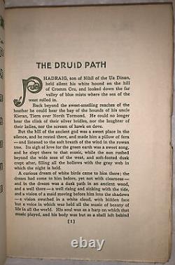 SIGNED, THE DRUID PATH, by MARAH ELLIS RYAN, HCDJ, 1917, 1st Edition, DRUIDISM