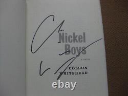 SIGNED THE NICKEL BOYS by Colson Whitehead 1st/1st HCDJ 2019 fine Pulitzer