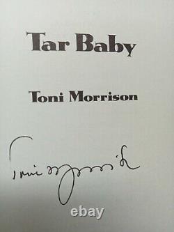 SIGNED Tar Baby First Edition Toni Morrison
