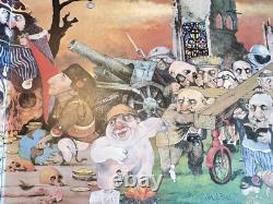 SIGNED The Absurd World Of Charles Bragg Leather Book 1st Edition Art Etching