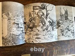 SIGNED The Absurd World Of Charles Bragg Leather Book 1st Edition Art Etching