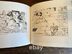 SIGNED The Absurd World Of Charles Bragg Leather Book 1st Edition Art Etching