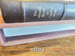 SIGNED The Absurd World Of Charles Bragg Leather Book 1st Edition Art Etching