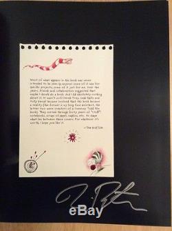 SIGNED The Art of Tim Burton + Photo HC