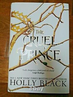 SIGNED The Cruel Prince UK 1ST/1ST author letter and Cardan print (Fairyloot)