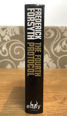SIGNED The Fourth Protocol By Frederick Forsyth 1ST Edition 1984