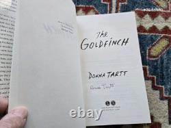 SIGNED The Goldfinch by Donna Tartt 1st/1st Edition Pulitzer Fine HB Copy 2013