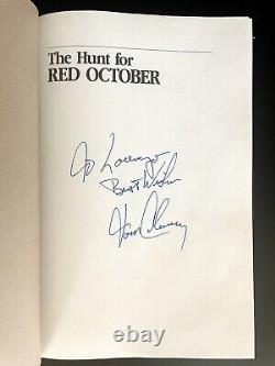 SIGNED The Hunt for Red October FIRST EDITION 2nd Printing Tom CLANCY 1984