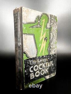 SIGNED The Savoy Cocktail Book 1ST EDITION 1st Printing CRADDOCK 1930