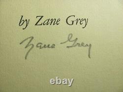 SIGNED The Spirit of the Border Zane Grey 1906 1st Edition Hardcover