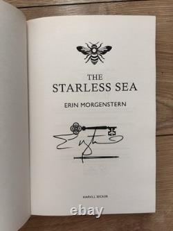 SIGNED The Starless Sea Erin Morgenstern 1st/1st UK HB Harvill Secker 2019