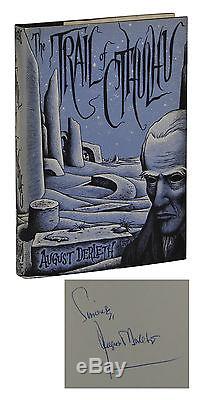 SIGNED The Trail of Cthulhu AUGUST DERLETH First Edition 1962 Arkham House 1st