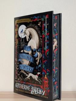 SIGNED The Unicorn Hunters by Katherine Arden 1st Ed Sprayed Edges Hardback Book
