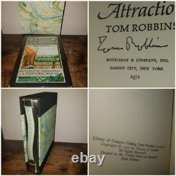 SIGNED Tom Robbins Another Roadside Attraction Signed 1st Edition 1st Print HcDj