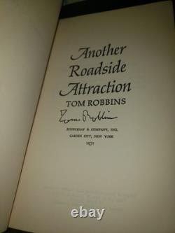 SIGNED Tom Robbins Another Roadside Attraction Signed 1st Edition 1st Print HcDj