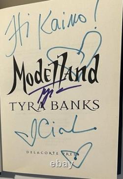 SIGNED Tyra Banks Modelland First Edition 1st Printing Hardcover Inscribed Rare
