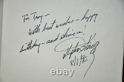 SIGNED W. Shine On NEAR FINE 1ST/1ST EDITIONTHE SHININGSTEPHEN KING, Letter