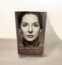 SIGNED Walk Through Walls by Marina Abramovic 1st Print 1st Edition Hardback NEW