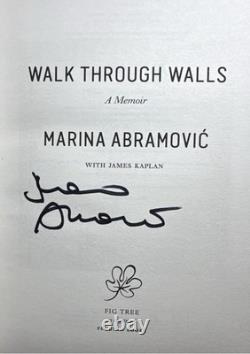 SIGNED Walk Through Walls by Marina Abramovic 1st Print 1st Edition Hardback NEW