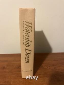SIGNED Watership Down 1st Edition Richard Adams Very Nice Copy