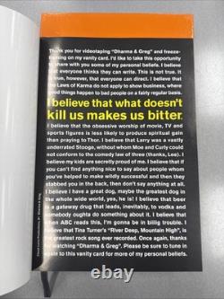 SIGNED What Doesn't Kill Us Makes Us Bitter Chuck Lorre 1st Edition In Slip 2012