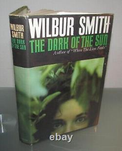 SIGNED Wilbur Smith DARK OF THE SUN 1st British edition RARE 1965 Katanga Congo