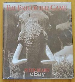 SIGNED With SEVERAL PHOTOS PETER BEARD END OF THE GAME 1988 EDITION HC/DJ