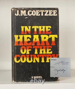 SIGNED X2 In the Heart of the Country, J. M. Coetzee. 1977 1st Edition. H Seedat