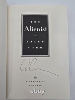 SIGNEDThe Alienist by Caleb Carr, 1st Edition, 1st Printing, HC DJ