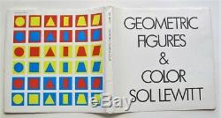 SOL LEWITT SIGNED ART BOOK Geometric Figures & Color 1979