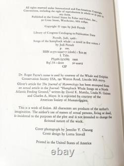 SONGS HUMPBACK WHALE Jodi Picoult SIGNED 1st Edition First Print NOVEL Fiction