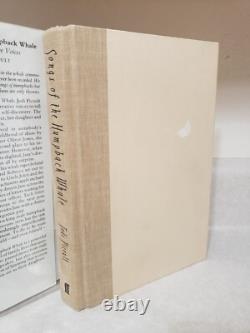 SONGS HUMPBACK WHALE Jodi Picoult SIGNED 1st Edition First Print NOVEL Fiction