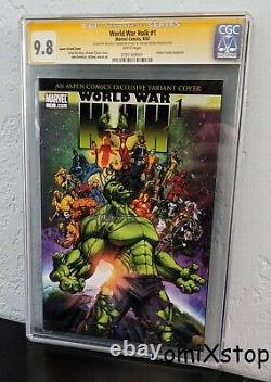 SS CGC 9.8 World War HULK #1 Aspen Exclusive only 2,500 Sig Michael Turner