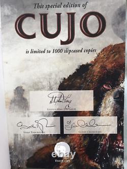 STEPHEN KING Cujo SIGNED Ltd Numbered 1st PS Publishing OOP Slipcased NEW