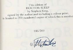 STEPHEN KING DOCTOR SLEEP SIGNED UK LIMITED EDITION 1 ONLY 200 custom traycase