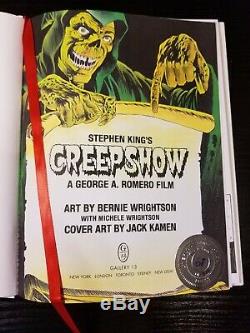 STEPHEN KING Remarqued CREEPSHOW 1st Print HC Artst Chadbourne SIGNED! #68 / 100