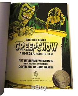 STEPHEN KING Remarqued CREEPSHOW 1st Print HC Artst Chadbourne SIGNED! #68 / 100