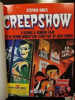 STEPHEN KING Remarqued CREEPSHOW 1st Print HC Artst Chadbourne SIGNED! #68 / 100