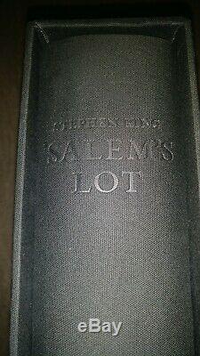 STEPHEN KING Salem's Lot Centipede Press 173/300 Signed Limited & cleaning cloth