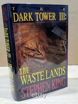 STEPHEN KING THE WASTE LANDS GRANT 1st ED ARTIST SIGNED DARK TOWER GUNSLINGER