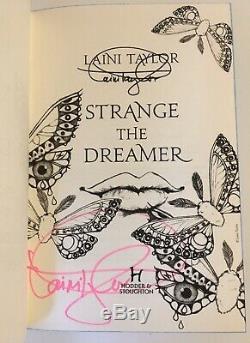 STRANGE THE DREAMER & MUSE OF NIGHTMARES, Laini Taylor SIGNED UK 1st/1st RARE
