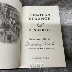 SUSANNA CLARKE Signed Jonathan Strange & Mr Norrell HB 1st Edition Sprayed Edges