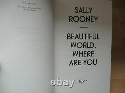 Sally Rooney Beautiful World Where Are You Signed all 3 variant 1st print promos