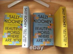 Sally Rooney Beautiful World Where Are You Signed all 3 variant 1st print promos