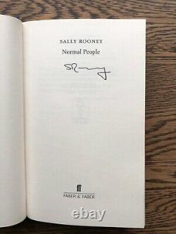 Sally Rooney Normal People (1st/1st UK 2018 hb with dw) SIGNED