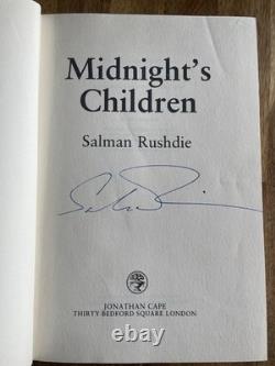 Salman Rushdie / MIDNIGHT'S CHILDREN Signed 1st Edition 1981 Hardback Rare